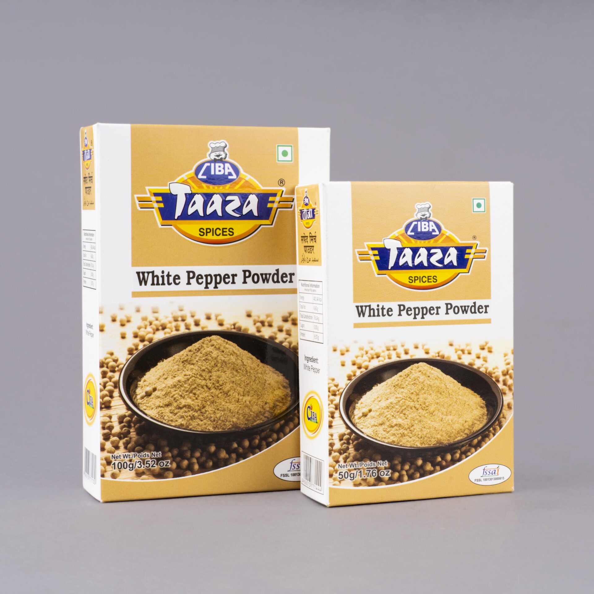 White Pepper Powder (Safed Mirch Powder) – 100g